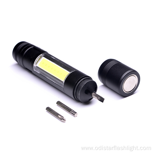 Mini Portable Multifunction COB Flashlight with Magnetic